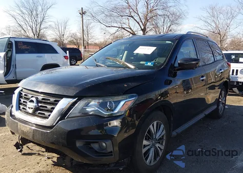 2018 Nissan Pathfinder Sl из США, поврежденный, VIN 5N1DR2MNXJC632721